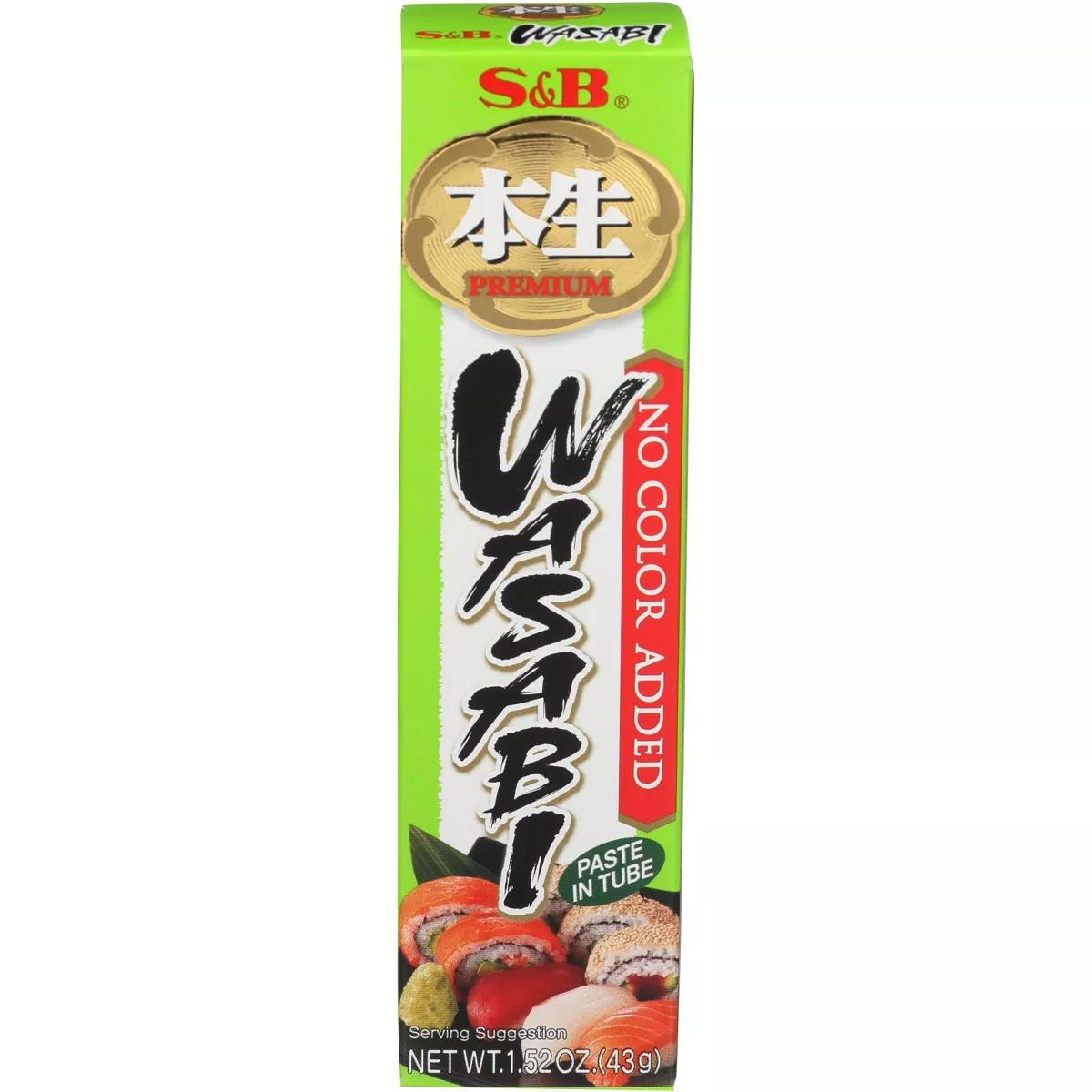 S&B Wasabi Paste - Case of 10 - 1.52 oz