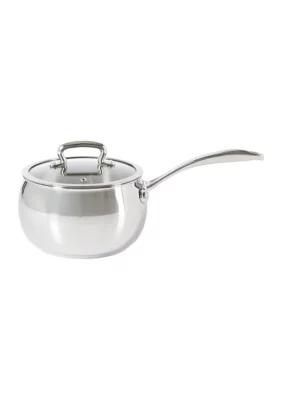 Biltmore 3 Quart Stainless Steel Saucepan with Glass Lid