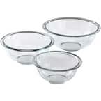 Glass Mixing Bowl Set (3-Piece)