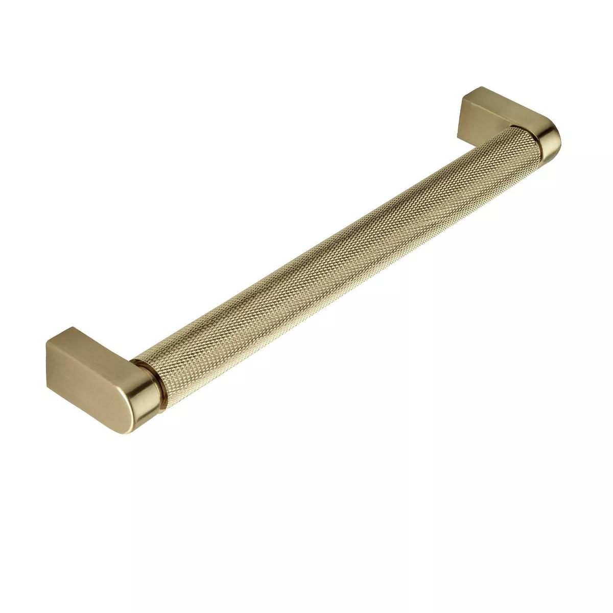 Sumner Street Home Hardware 10pk Kent Knurled 7" Satin Brass Pulls