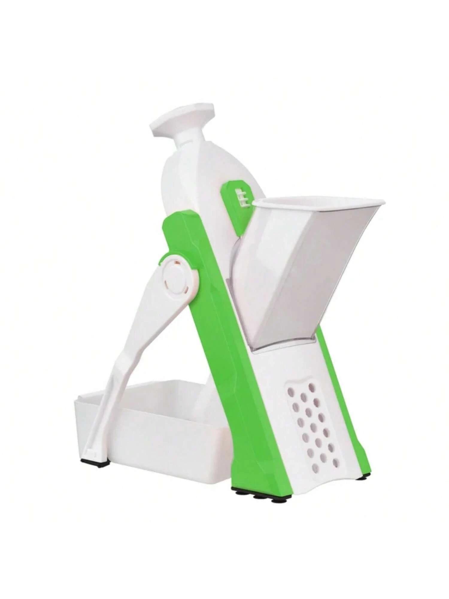 Safe Mandoline Slicer, 5 In 1 Vegetable Food Potato Cutter, Strips Julienne Dicer With 30+ Presets & Thickness 0.5-8 Mm Adjuster,For Kitchen Food Chopper Fast Meal Prep, Potato Slicer For Kitchen, 4 Modes 100+ Presets Adjustable Thickness, French Fry Cutter