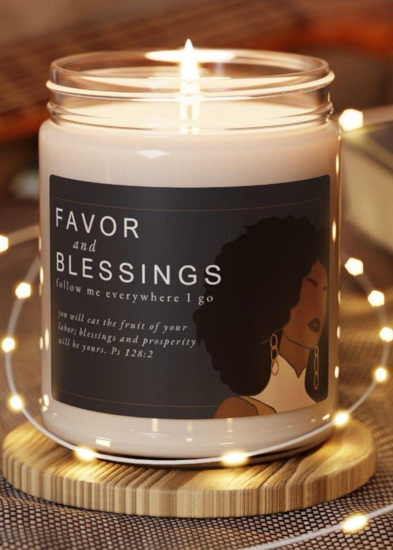 Black Girl Magic Modern Candle Soy Candle Black Owned Shops African American Gift for Black Mama Scented Candle Melanin Boss Babe Gift