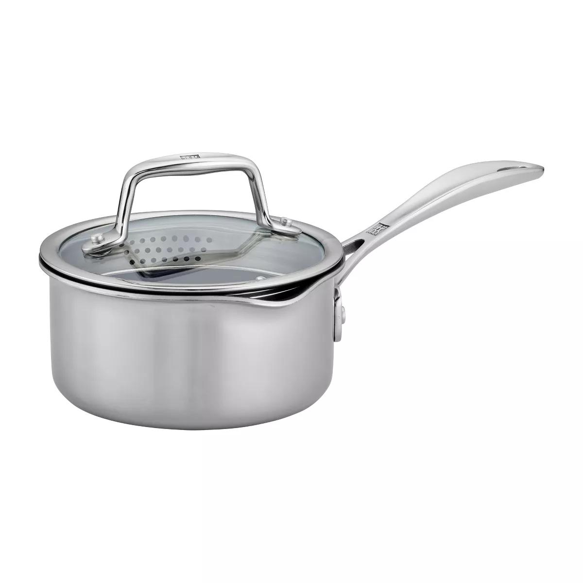 ZWILLING Clad CFX Stainless Steel Ceramic Nonstick Saucepan