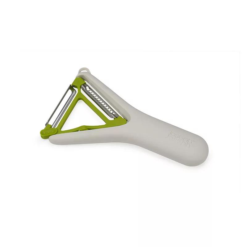 Joseph Joseph Switch 2-in-1 Julienne & Straight Vegetable Peeler, Grey