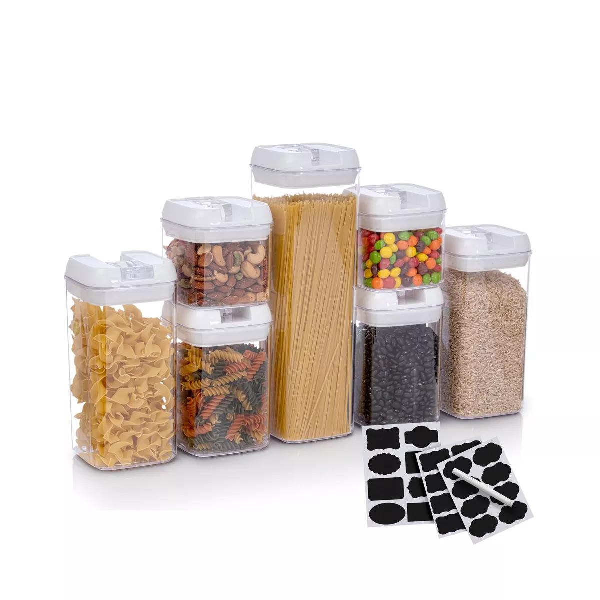 Cheer Collection Airtight Food Storage Containers, Set of 7