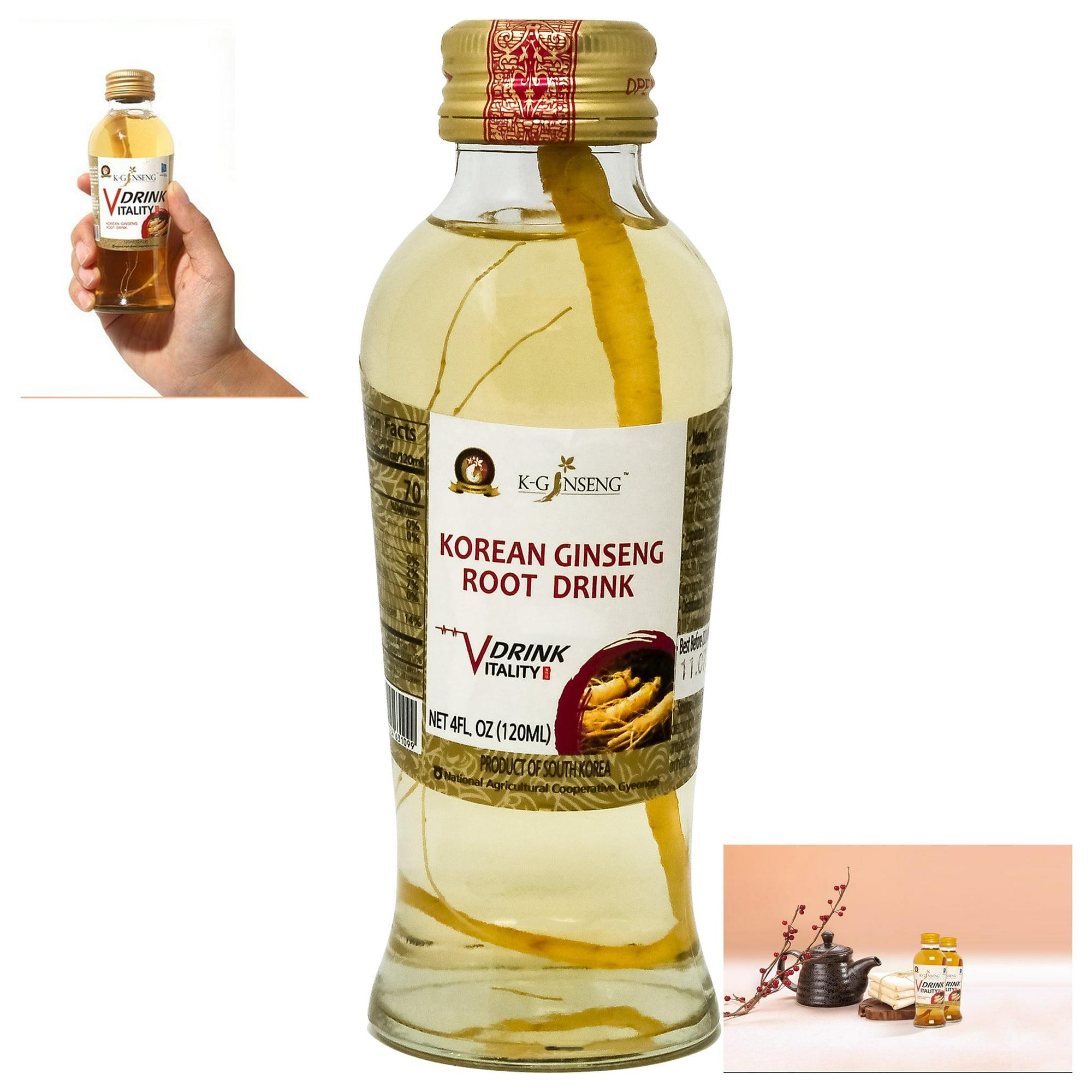 KOREAN GINSENG ROOT DRINK GOLD 1box- 10 bottle / 1 bottle - 4FL OZ / Vitality Drink / Power Drink / Healthy drink