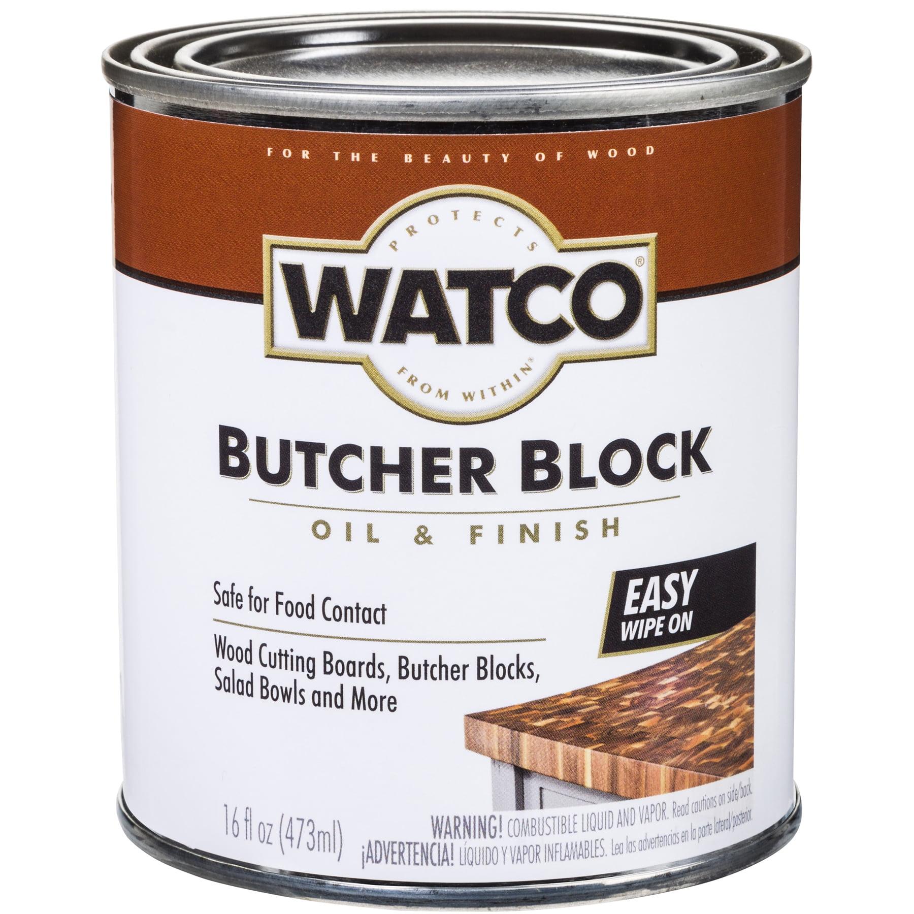 Rust-Oleum Watco Butcher Block Oil & Finish-241758, 16 oz Pint