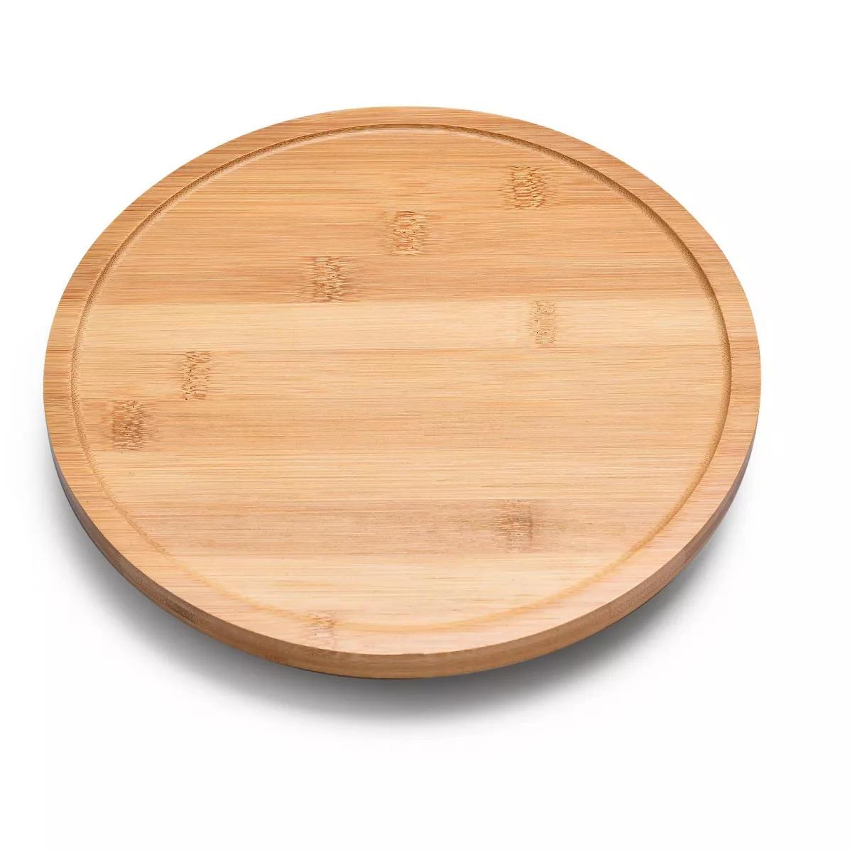 Prosumer's Choice 10" x 10" Bamboo Lazy Susan Organizer Turntable