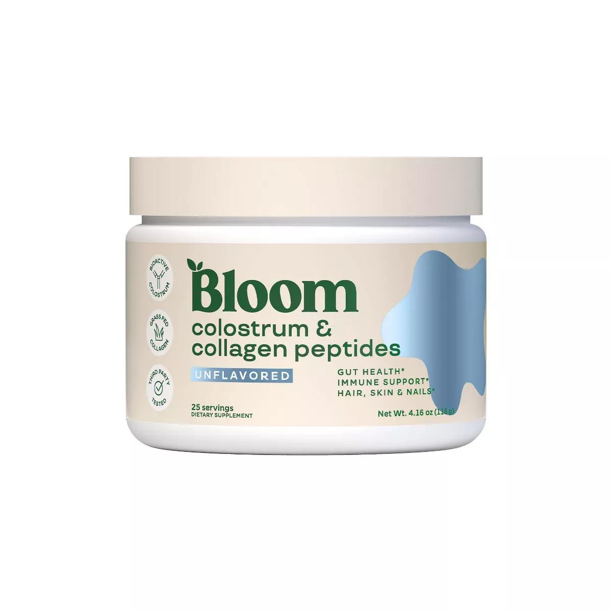 BLOOM NUTRITION Colostrum Supplement Powder - Unflavored