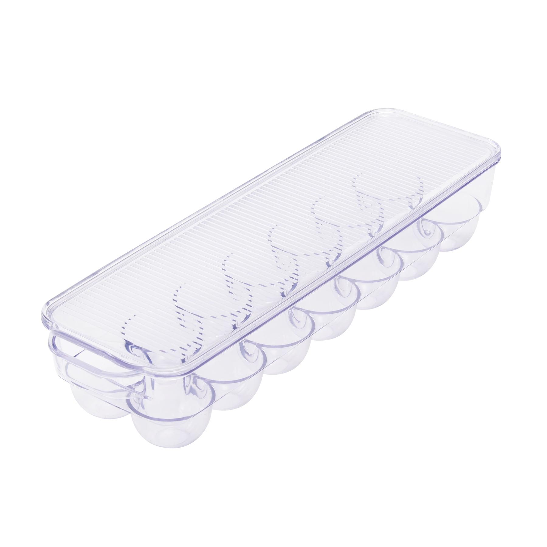 Mainstays Clear Egg Holder (Holds 14 Eggs)- Clear Plastic