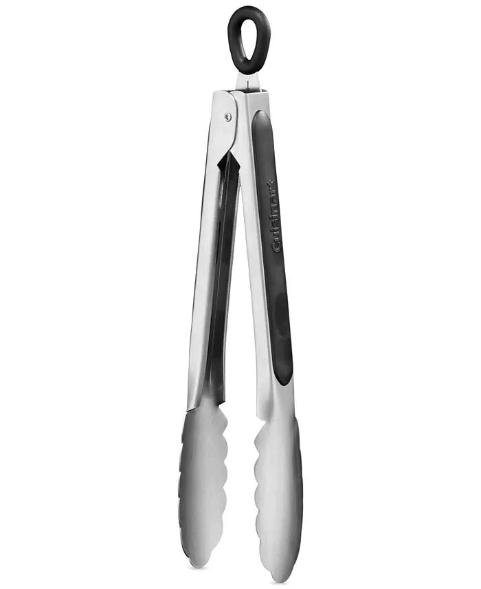 9" Stainless Steel Tongs