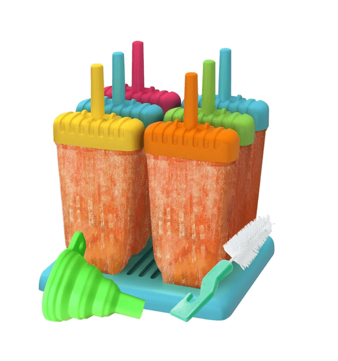 Popsicles Molds, Ozera Set of 6 Reusable Ice Pop Molds