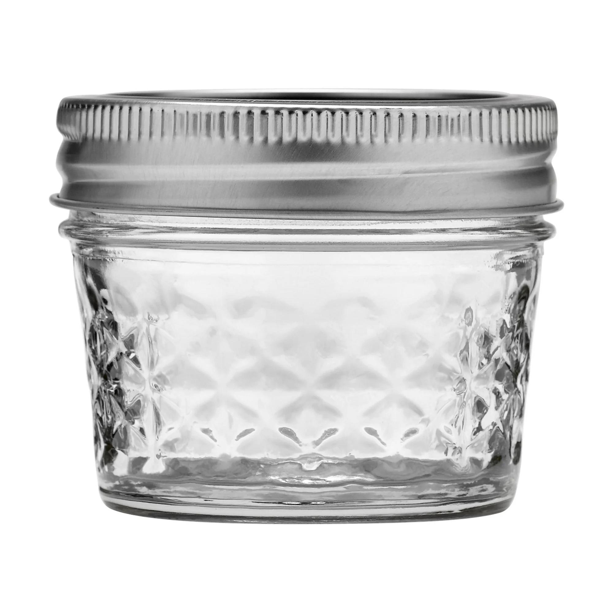 Ball Regular Mouth 4oz Quilted Pint Mason Jars