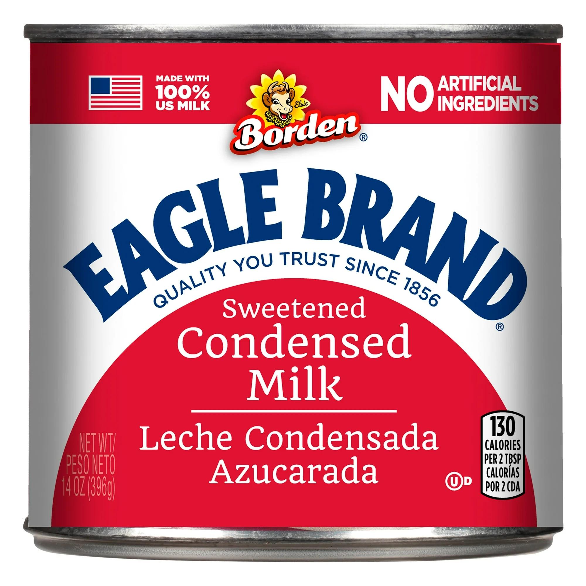 Eagle Brand Sweetened Condensed Milk, 100% US Milk, Gluten Free, 14 fl oz Can