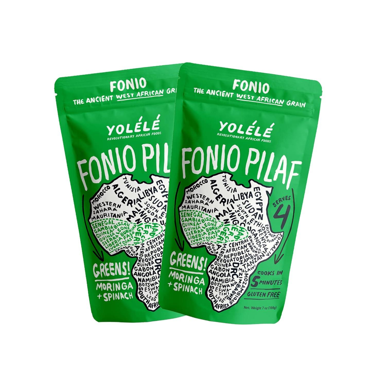 Yolélé Fonio Grain Pilaf Mix African Supergrain Ancient Grains Organic Gluten