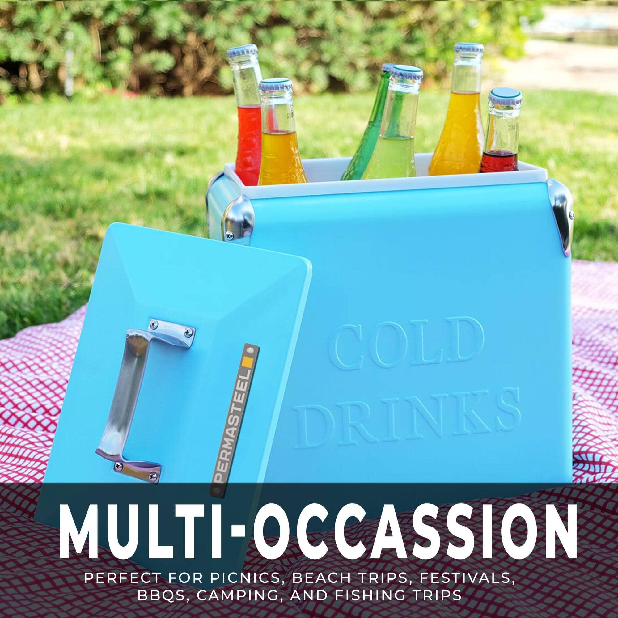 14 qt. Portable Cooler in Turquoise