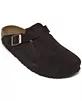 Birkenstock Women's Boston Soft Footbed Suede Leather Clogs from Finish Line - Cork Brown