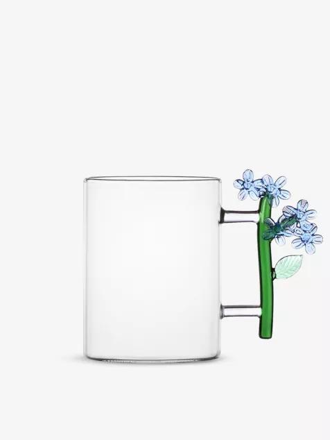 Botanica Alessandra Baldereschi glass mug 10cm