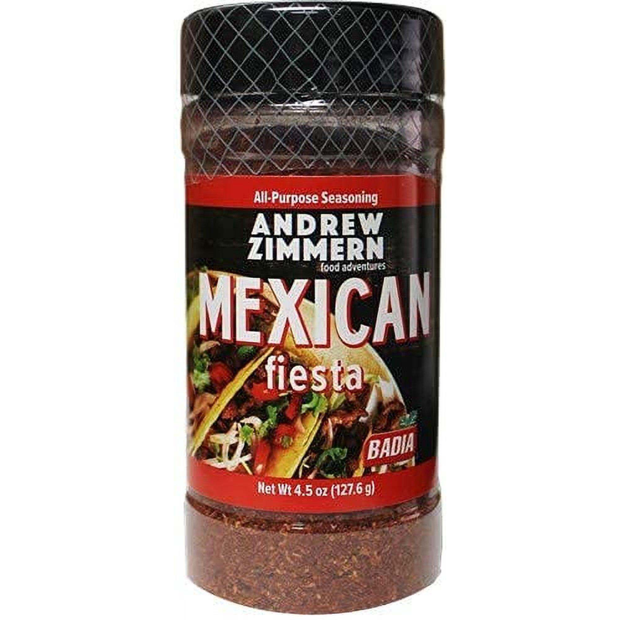Mexican Fiesta - Badia Seasoning by Andrew Zimmern, 4.5 oz ( 2 pack ) C51