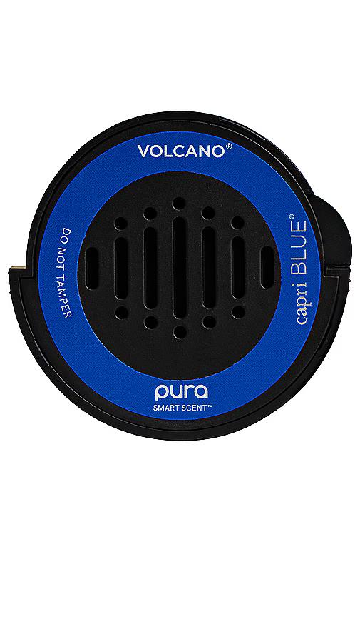 Pura Capri Blue Volcano Car Diffuser in Blue.