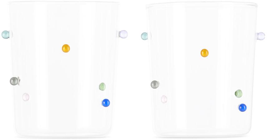 Multicolor Pomponette Tumbler Set