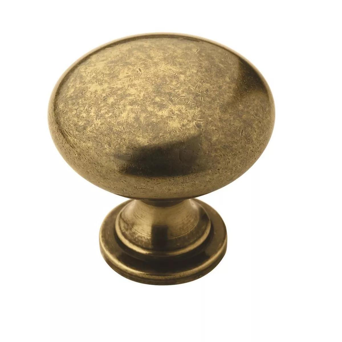 Amerock Edona Cabinet or Furniture Knob, 1-1/4 inch (32mm) Diameter