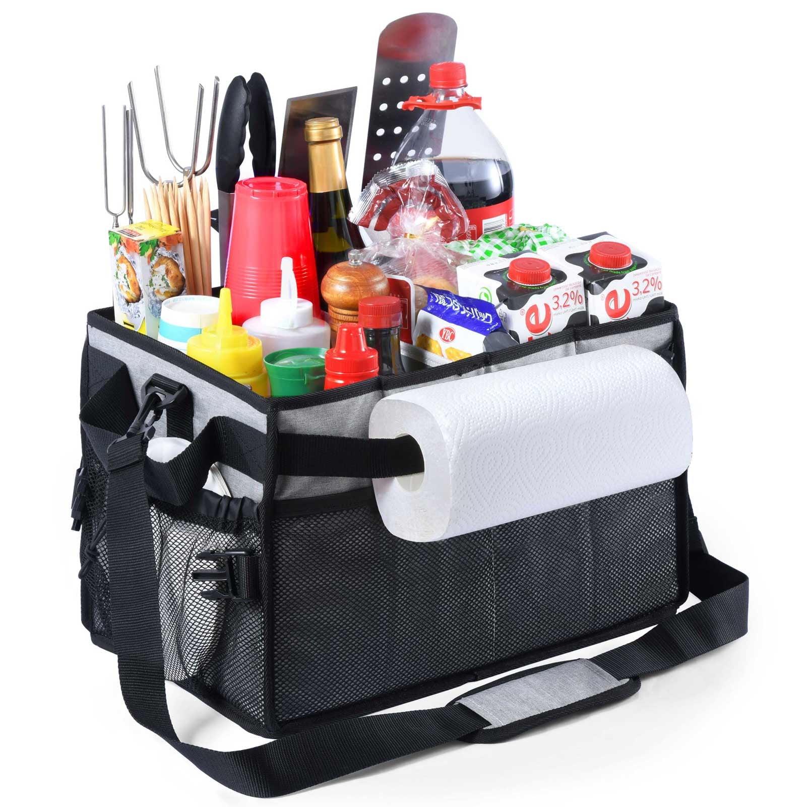 FANGSUN Large Grill and Picnic Caddy with Paper Towel Holder