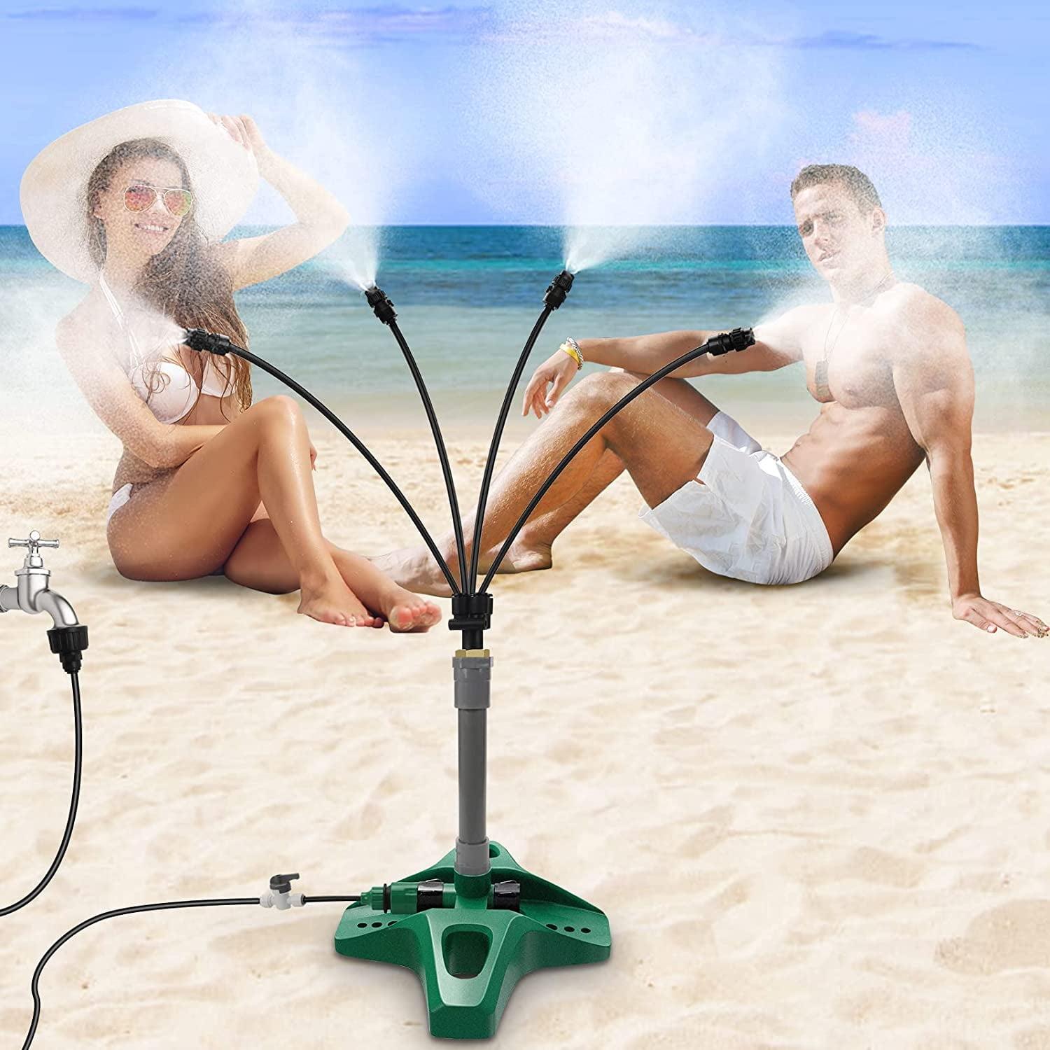 Misters for Outside Patio, Upgraded 26.2FT Portable Standing Misting System